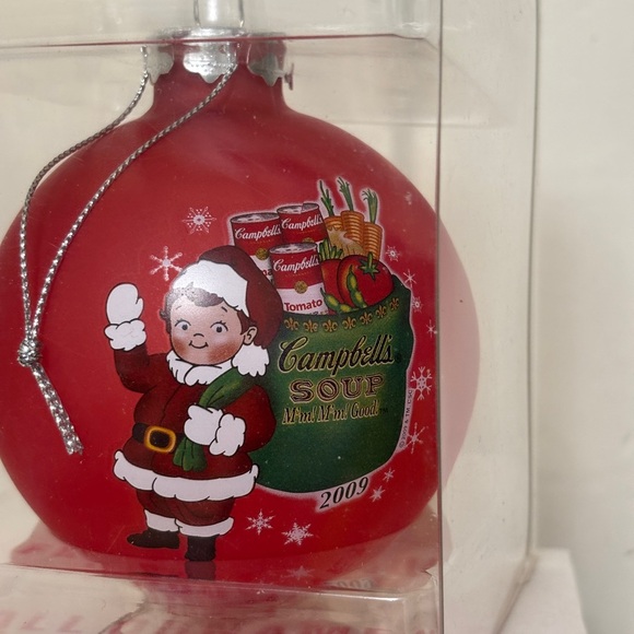Campbell's Soup Kid Christmas Ornament 2009 Collectible Red - Picture 1 of 6